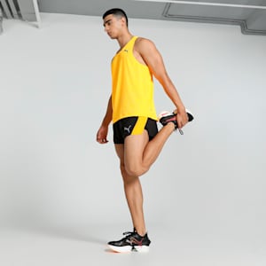 RUN VELOCITY Men's 3" Running Shorts, PUMA Black-Sun Stream, extralarge-IND